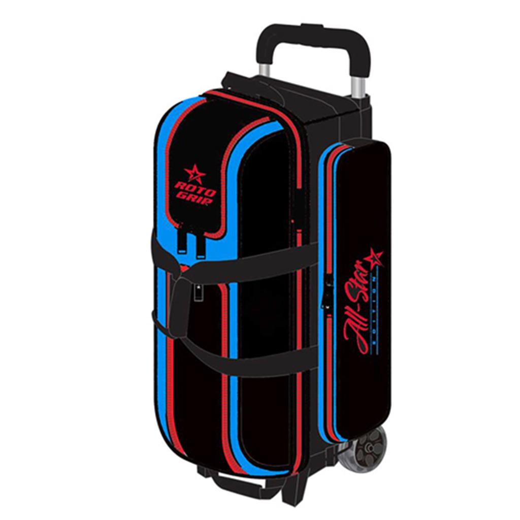 Roto Grip 3-Ball Roller All Star Edition Competitor - Black/Red/Blue