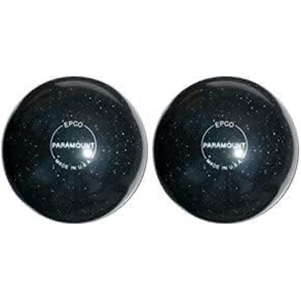 EPCO Duckpin Bowling Balls- Speckled House Ball - Black (5 inch- 3lbs. 10 oz.) 2 Balls