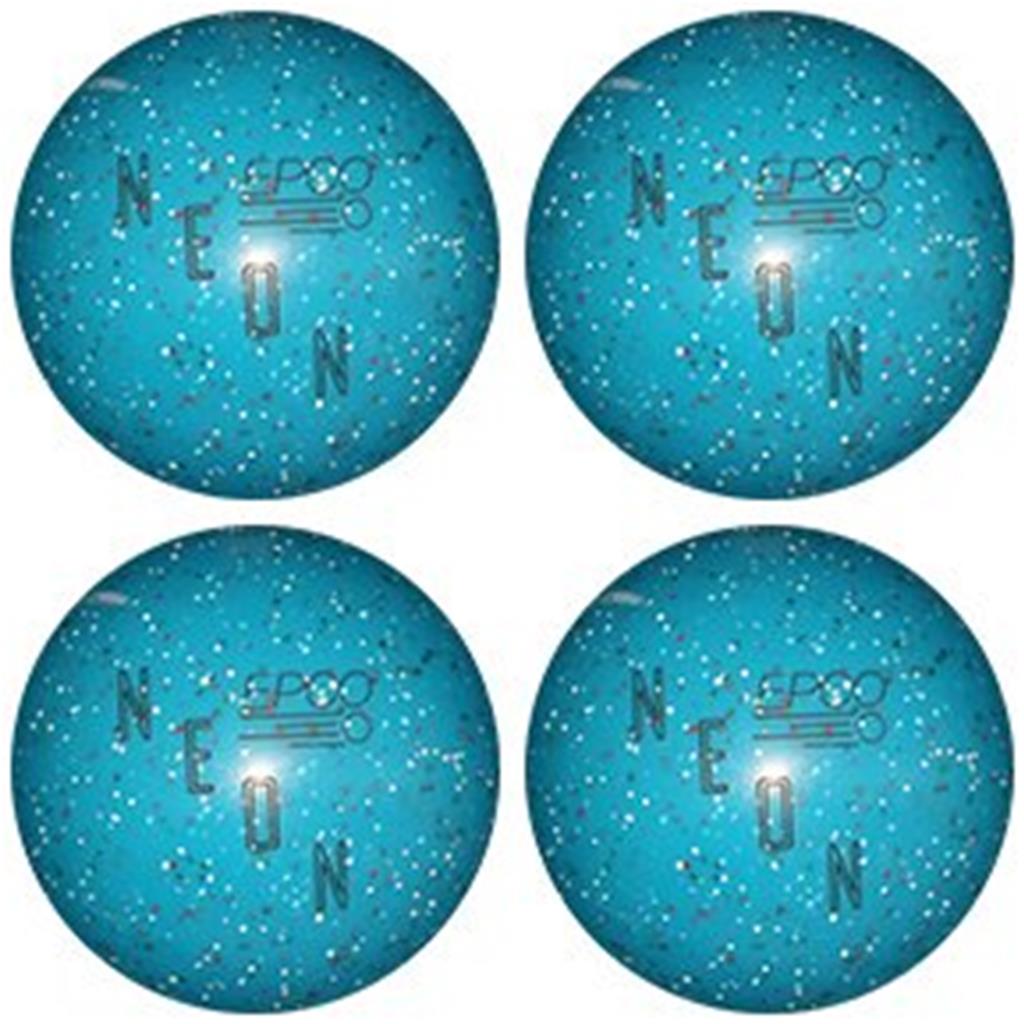 EPCO Neon Candlepin Bowling Ball- Neon Blue (4 1/2 inch- 2lbs. 6oz.) 4 Balls