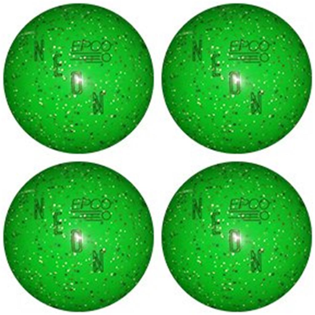 EPCO Neon Candlepin Bowling Ball- Neon Green (4 1/2 inch- 2lbs. 6oz.) 4 Balls