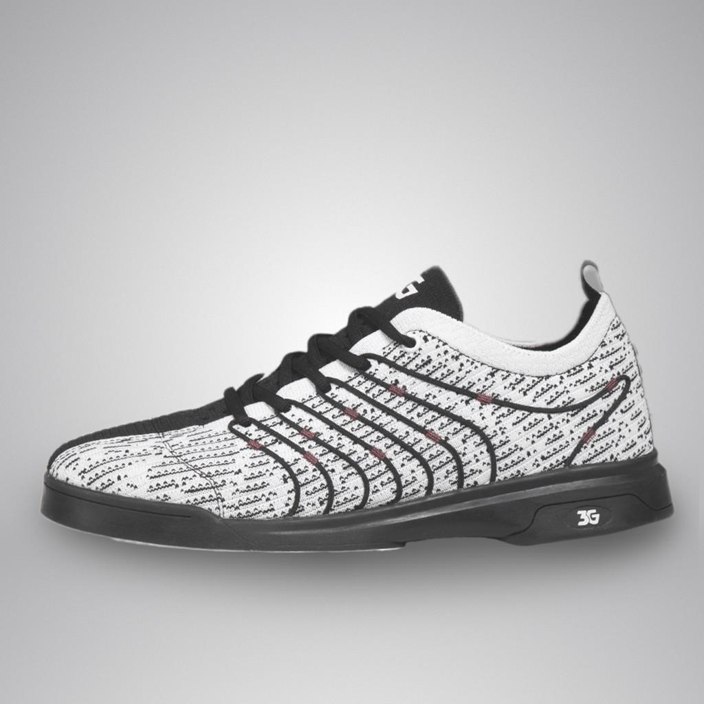 3G Men's Ascent II Right Hand Bowling Shoes - White/Black