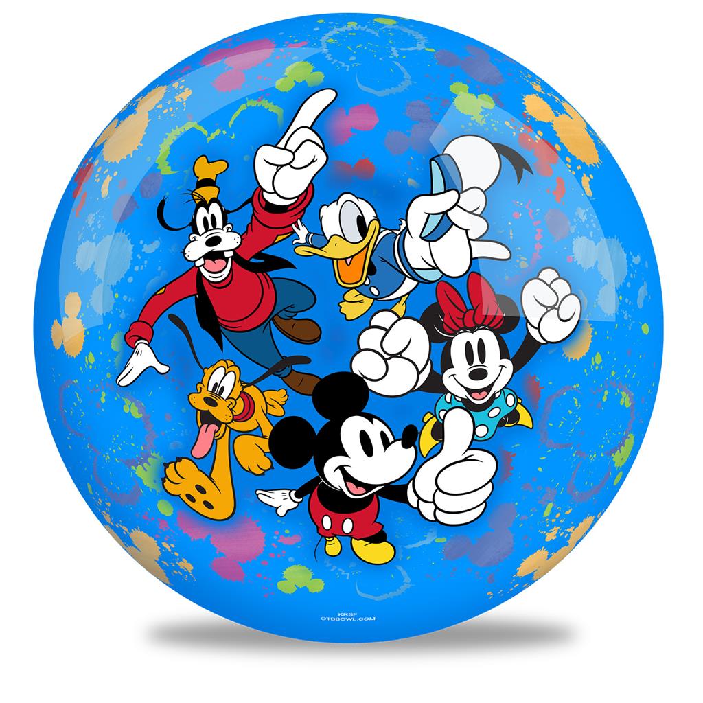 OTB Disney Mickey and Friends Characters Bowling Ball