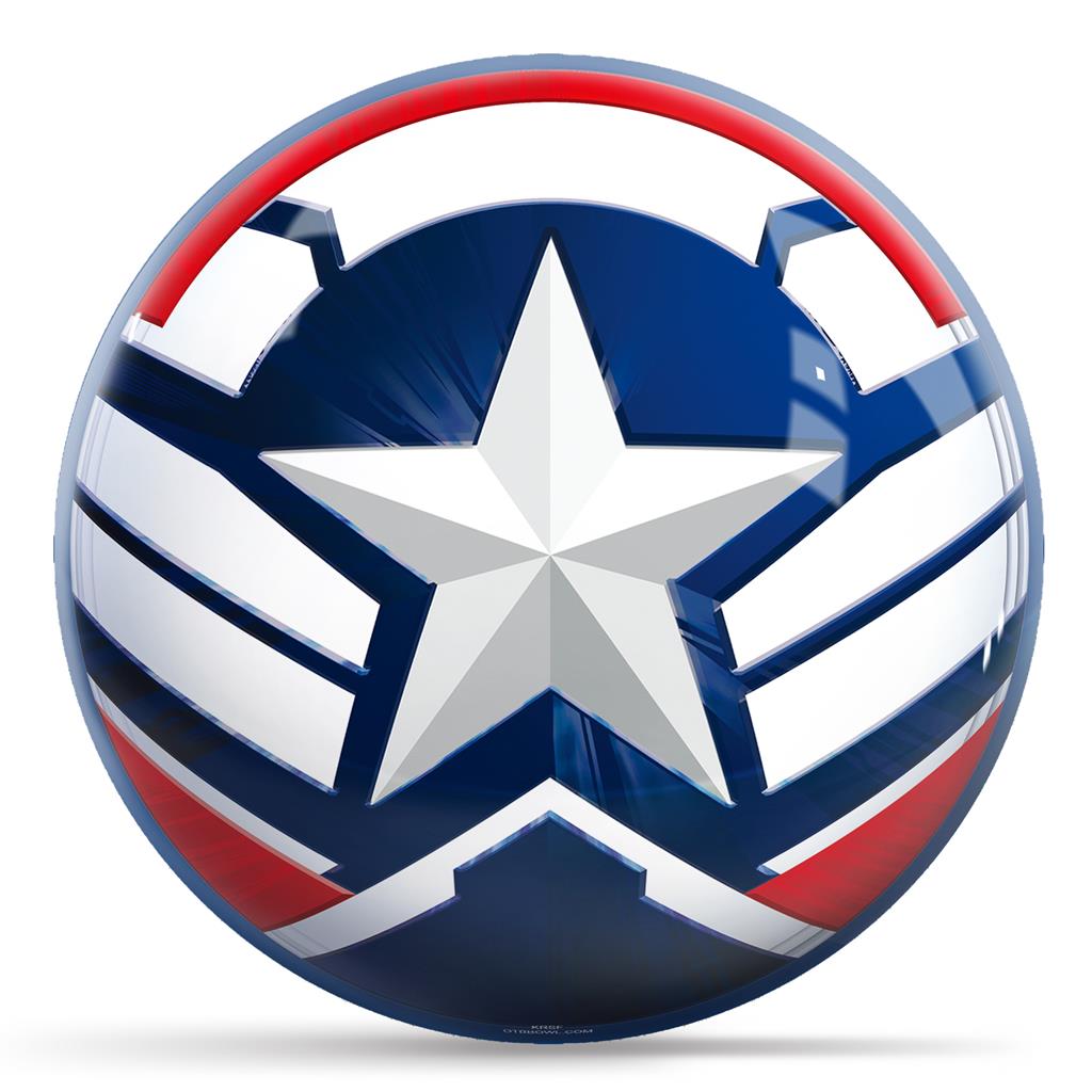 OTB Marvel Avengers Captain America Sam Wilson Icon Bowling Ball