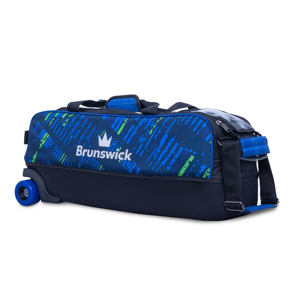 Brunswick Punisher Triple Tote - Blue/Green