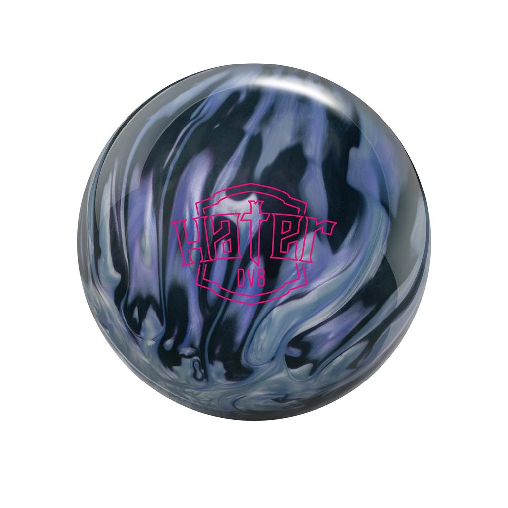 DV8 Hater Pearl Bowling Ball - Grey/Purple/Black