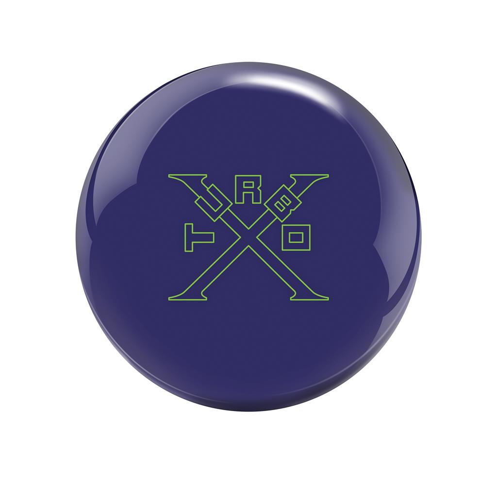Ebonite PRE-DRILLED Turbo X Bowling Ball - Purple (This item includes a free Bowlerstore Rubber Shammy- Colors will vary for the shammy)