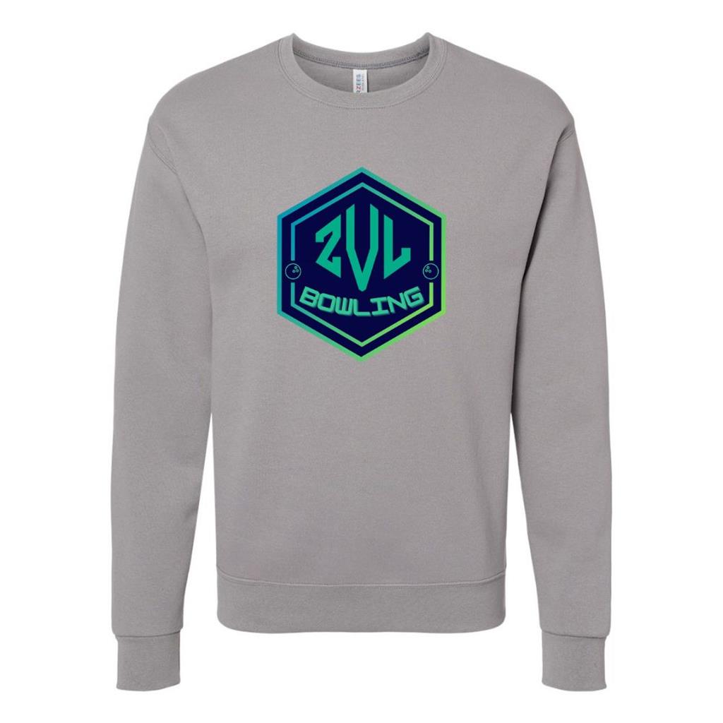 ZVL Bowling Unisex Crewneck - Gray