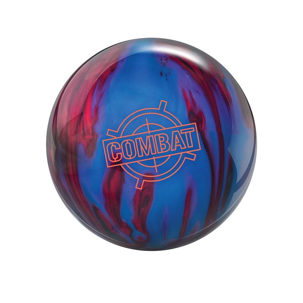 Brunswick Professionally Drilled Combat Bowling Ball (This item includes a free Bowlerstore Rubber Shammy- Colors will vary for the shammy)