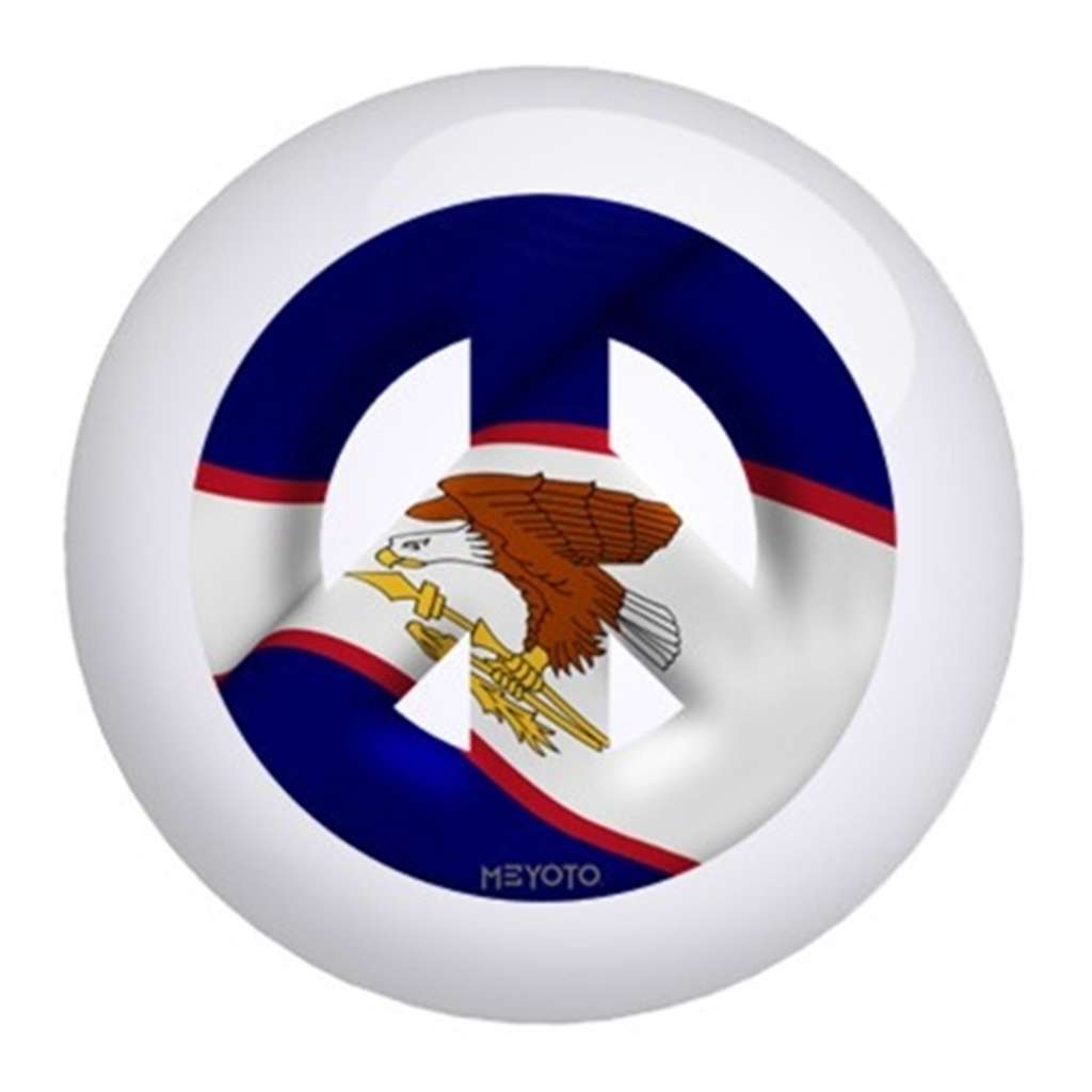 American Samoa Meyoto Flag Bowling Ball