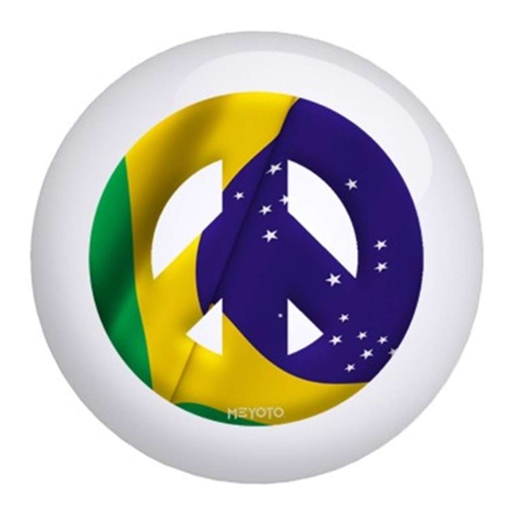 Brazil Meyoto Flag Bowling Ball