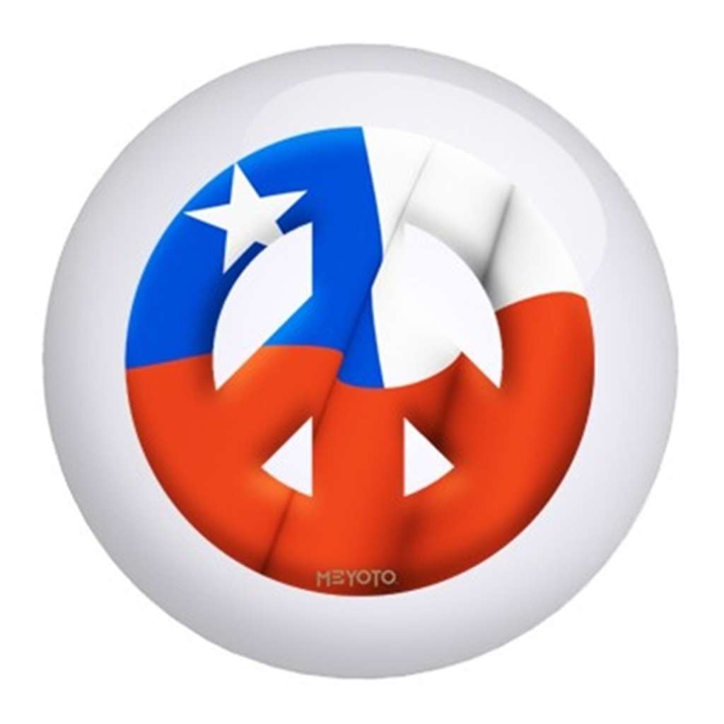 Chile Meyoto Flag Bowling Ball