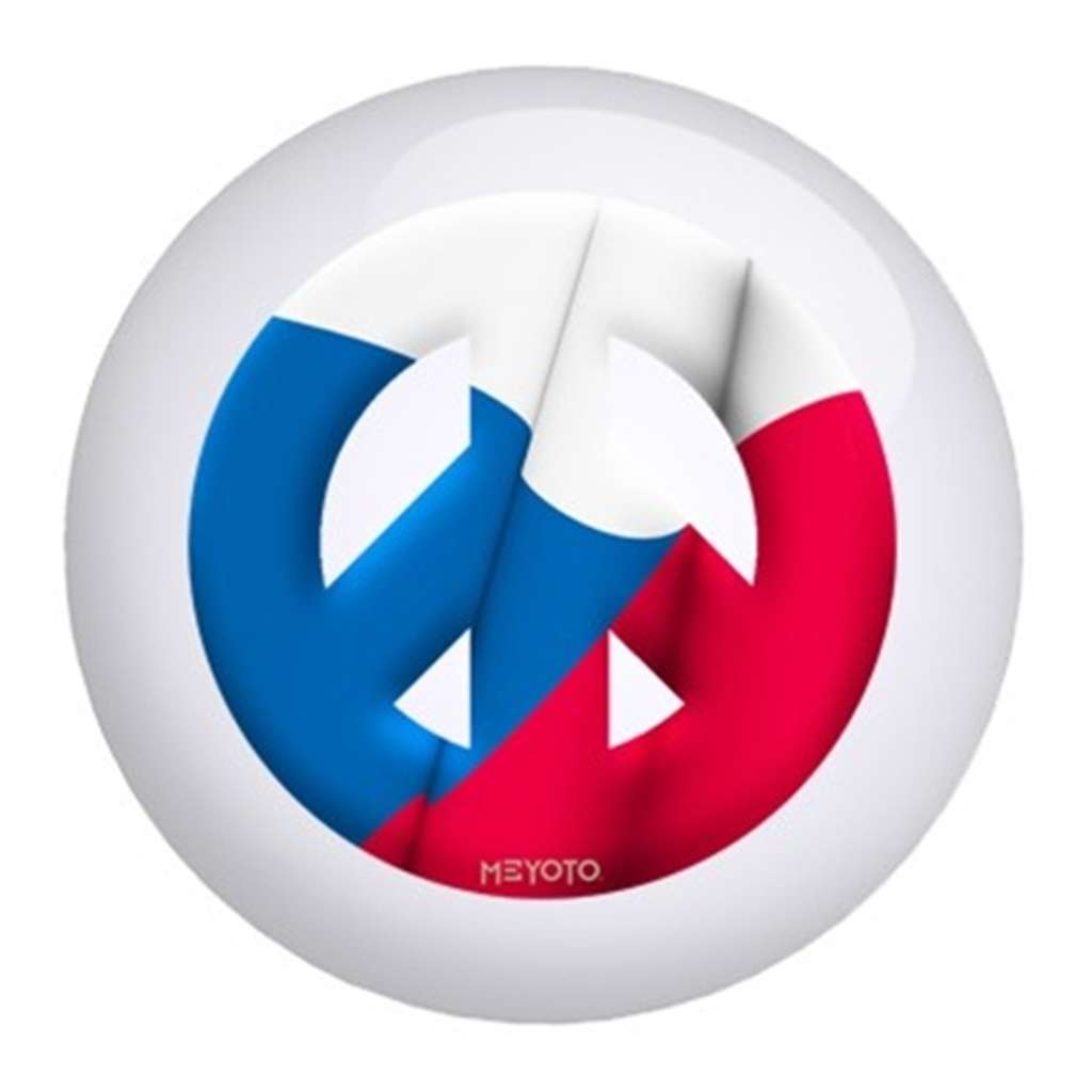 Czech Rebublic Meyoto Flag Bowling Ball