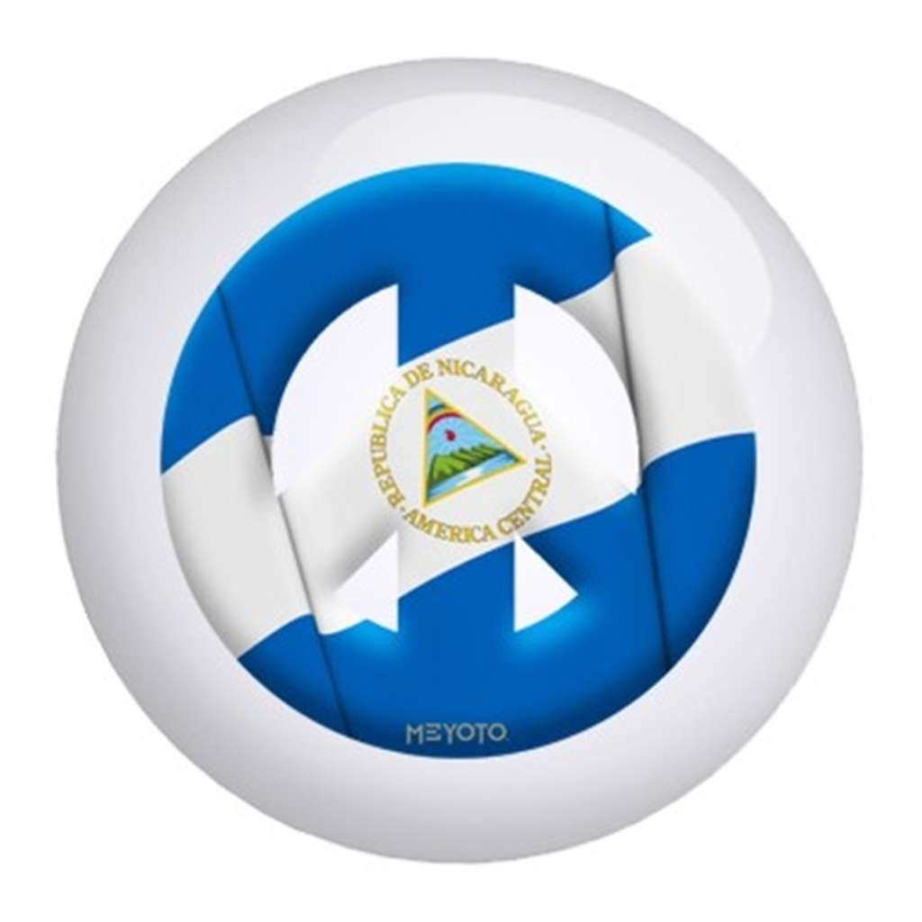 Nicaragua Meyoto Flag Bowling Ball