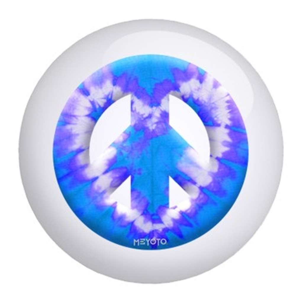 Blue Heart Tie Dye Meyoto Bowling Ball