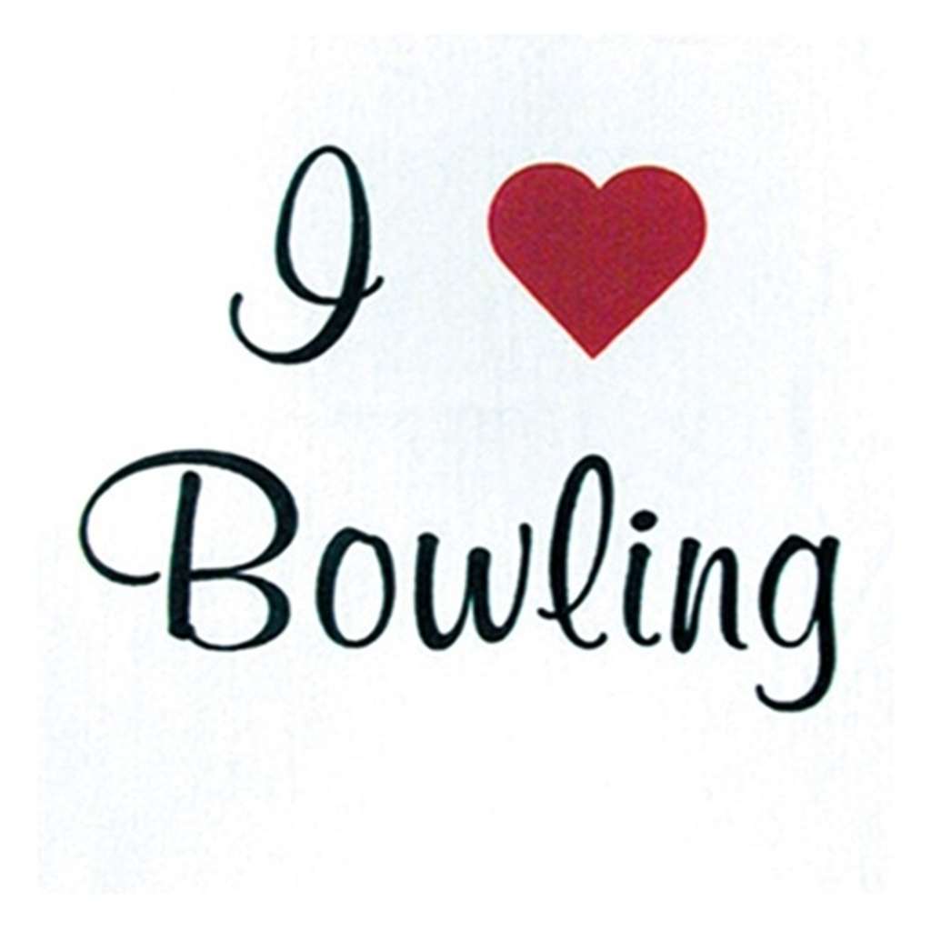 I Love Bowling Towel
