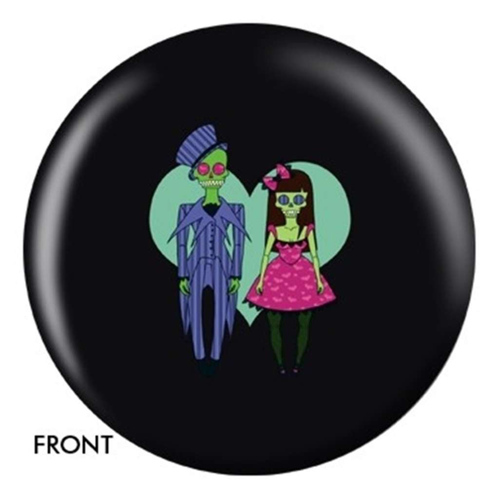 Skull Couple Designer Bowling Ball 