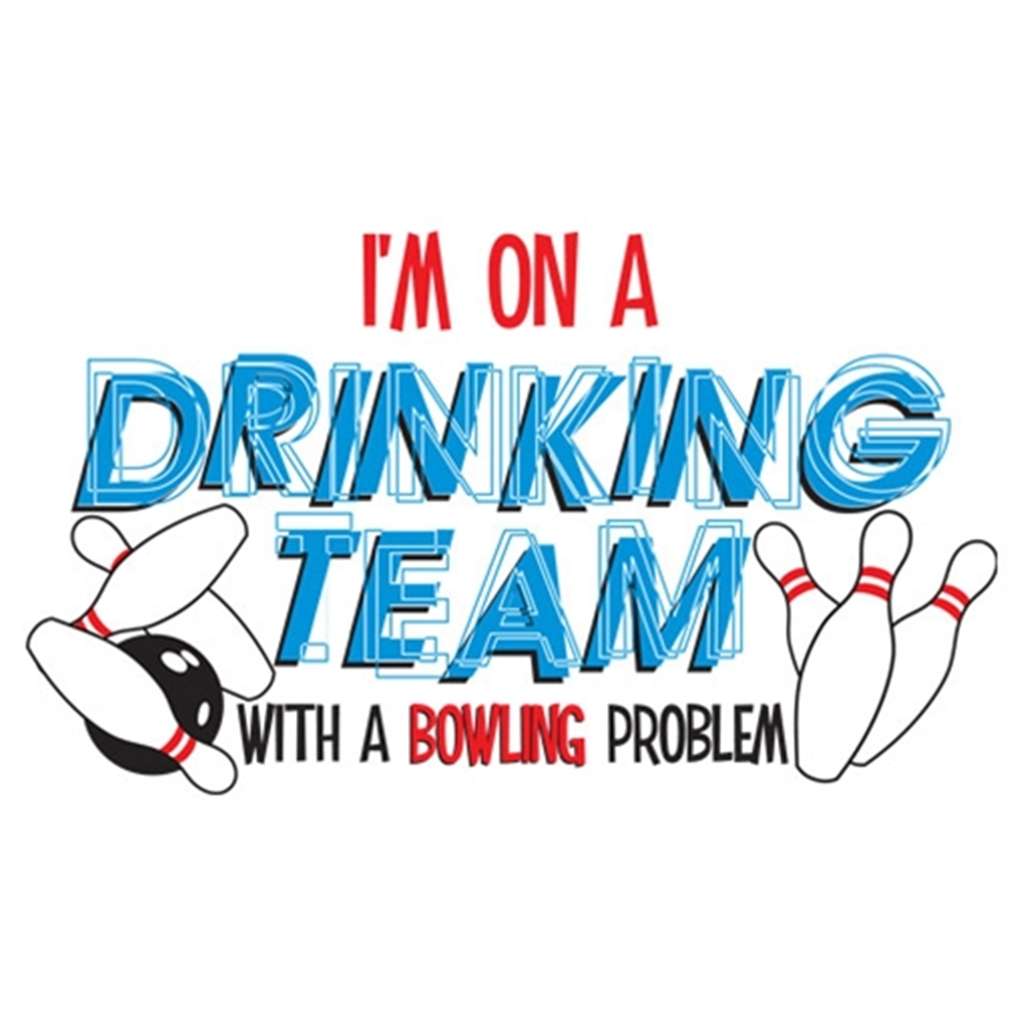 Drinking Team with Bowling Problem Towel