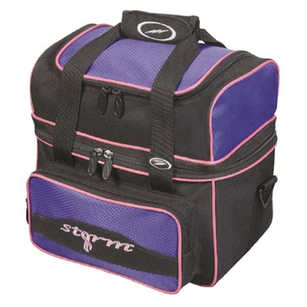 Storm Flip Tote Bowling Bag- Black/Purple