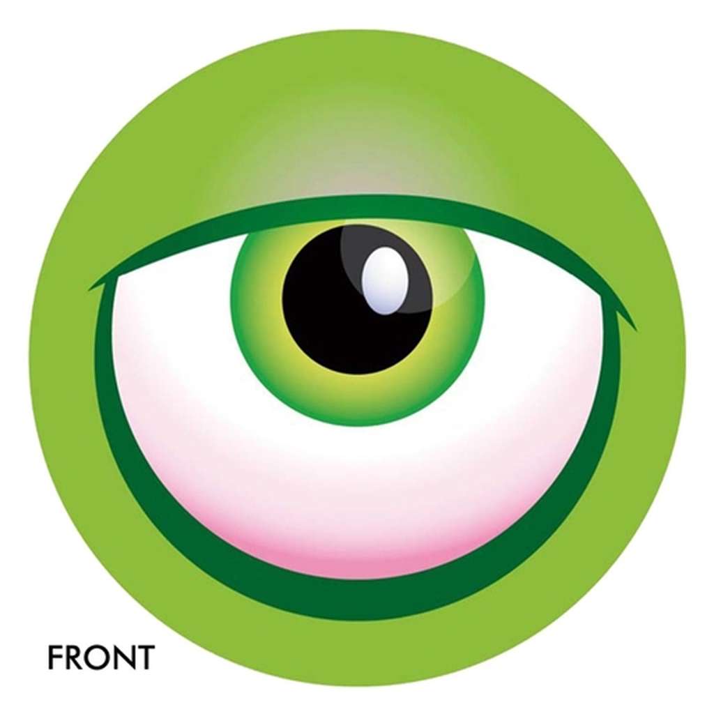 Monster Eye Ball- Green  Bowling Ball