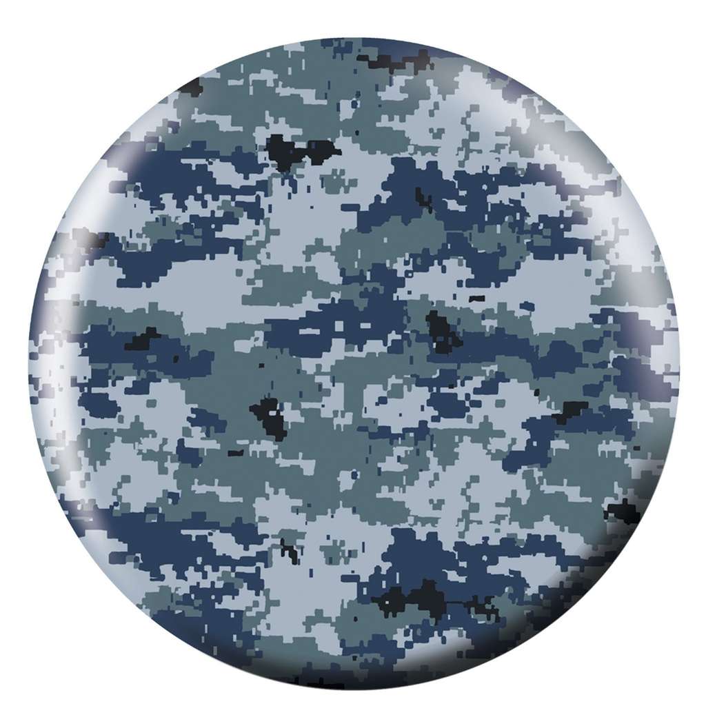 Blue/Gray Camouflage Bowling Ball by Bowlerstore