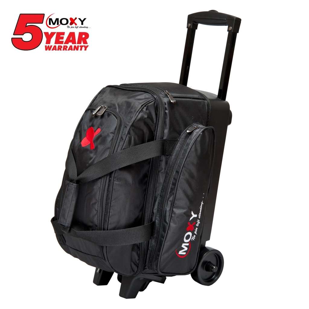 Moxy Double Roller Bowling Bag- Black