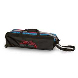 Roto Grip 3 Ball Roller All Star Competitor Tote - Black/Red/Blue